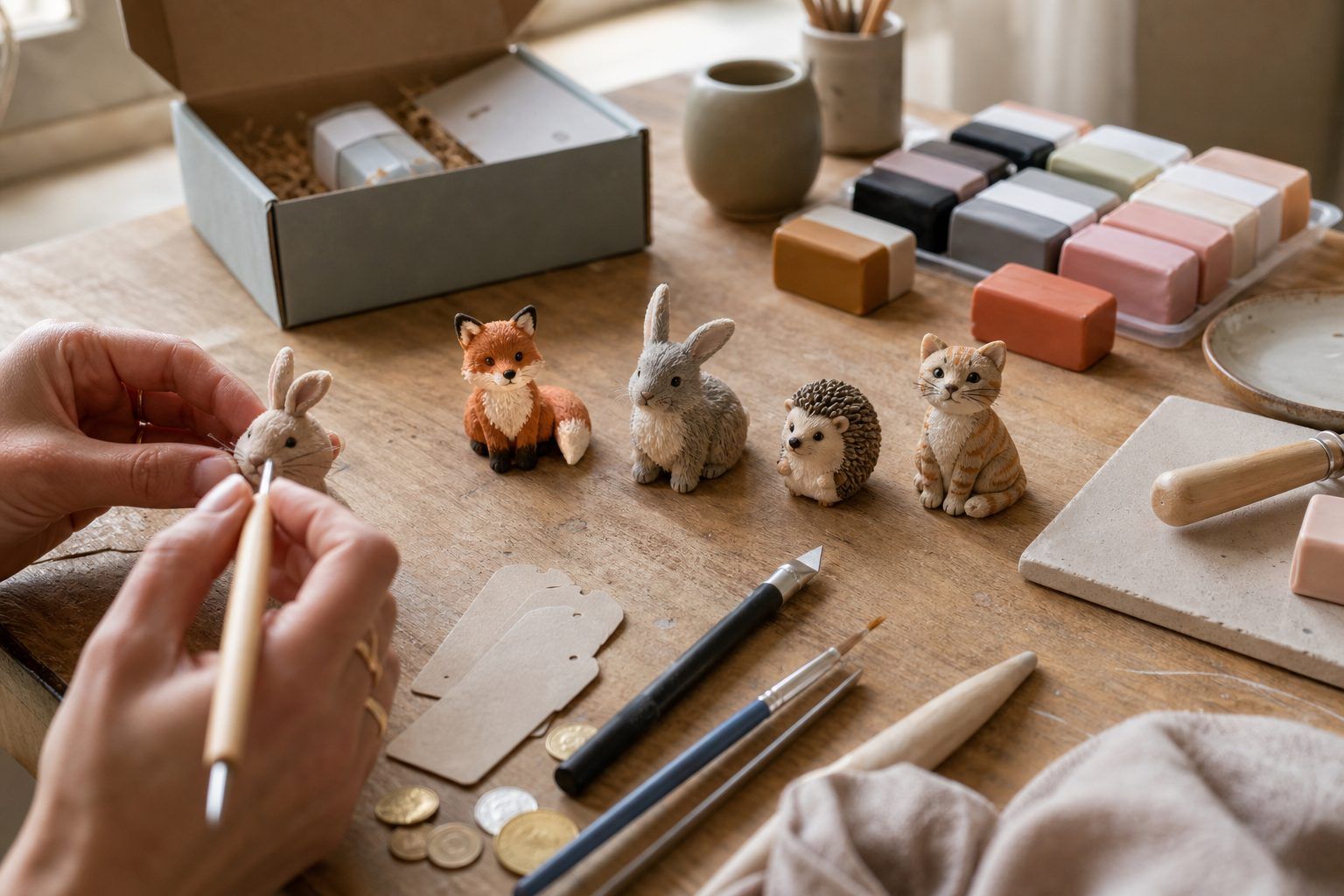 Achats à prévoir pour commencer des animaux Fimo