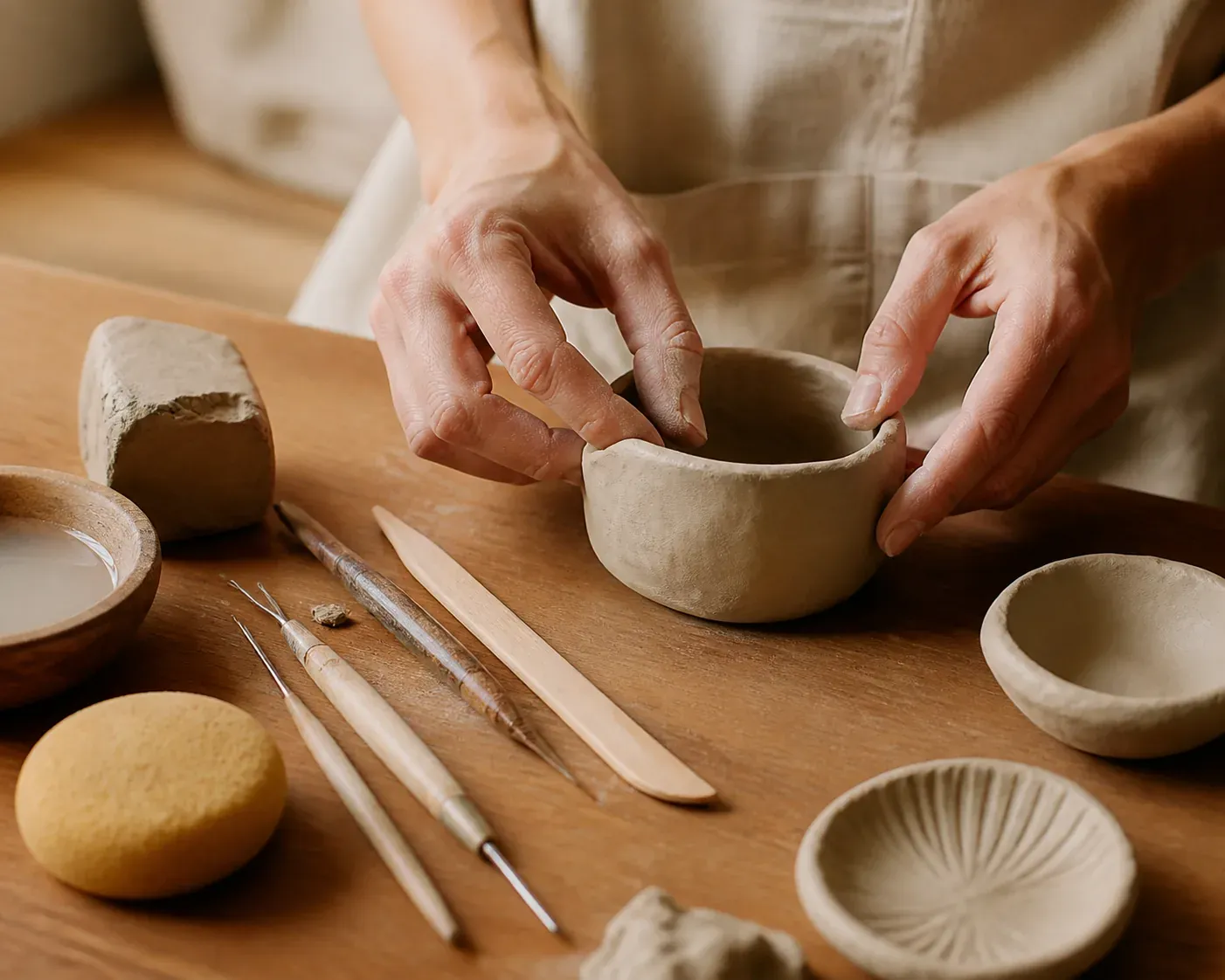 Comment faire de la poterie chez soi quand on débute ?