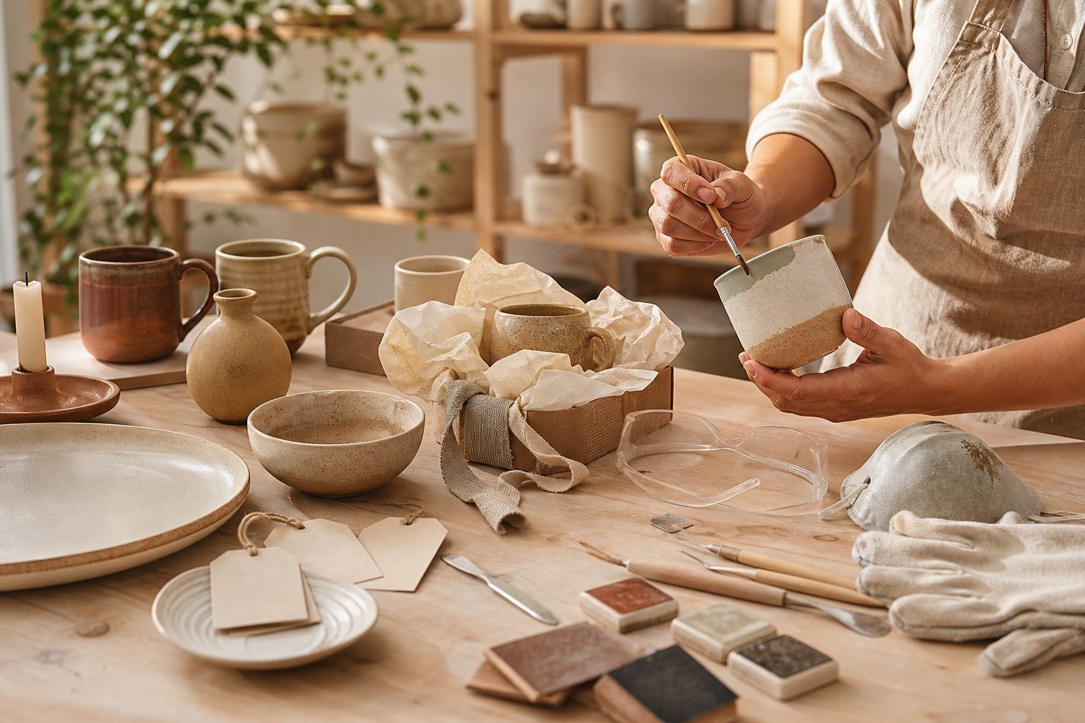 Finitions, sécurité et idées de poterie à offrir