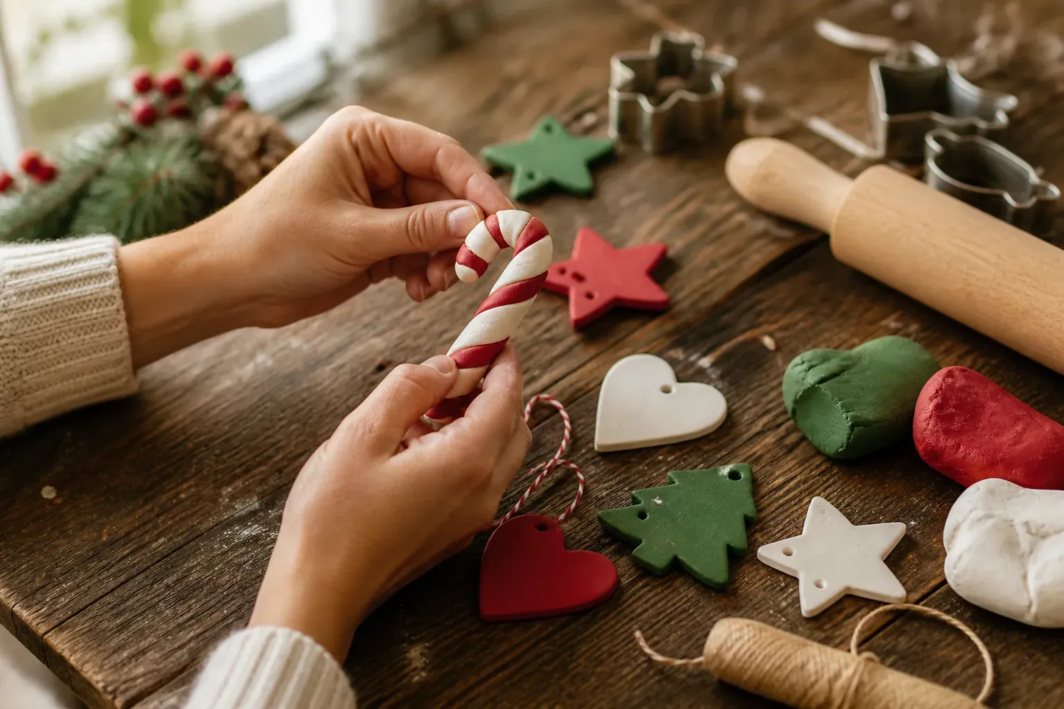 Des idées de pâte Fimo faciles pour décorer Noël