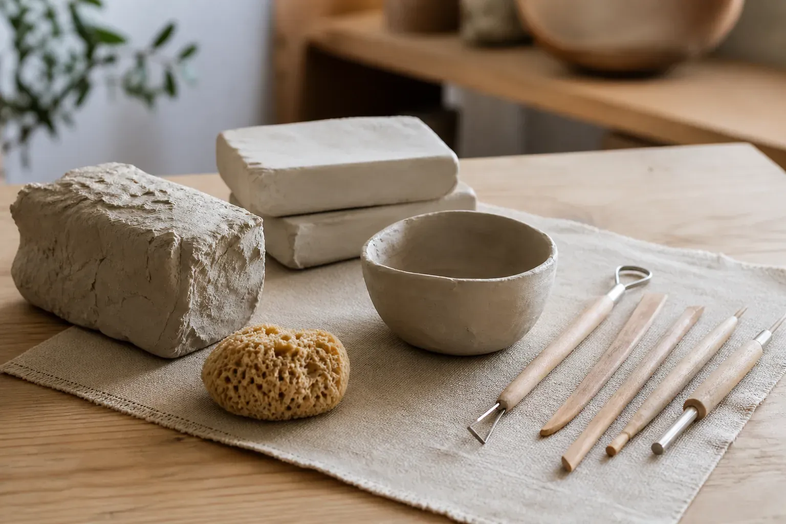 Le kit poterie pour débuter à la maison avec l’argile