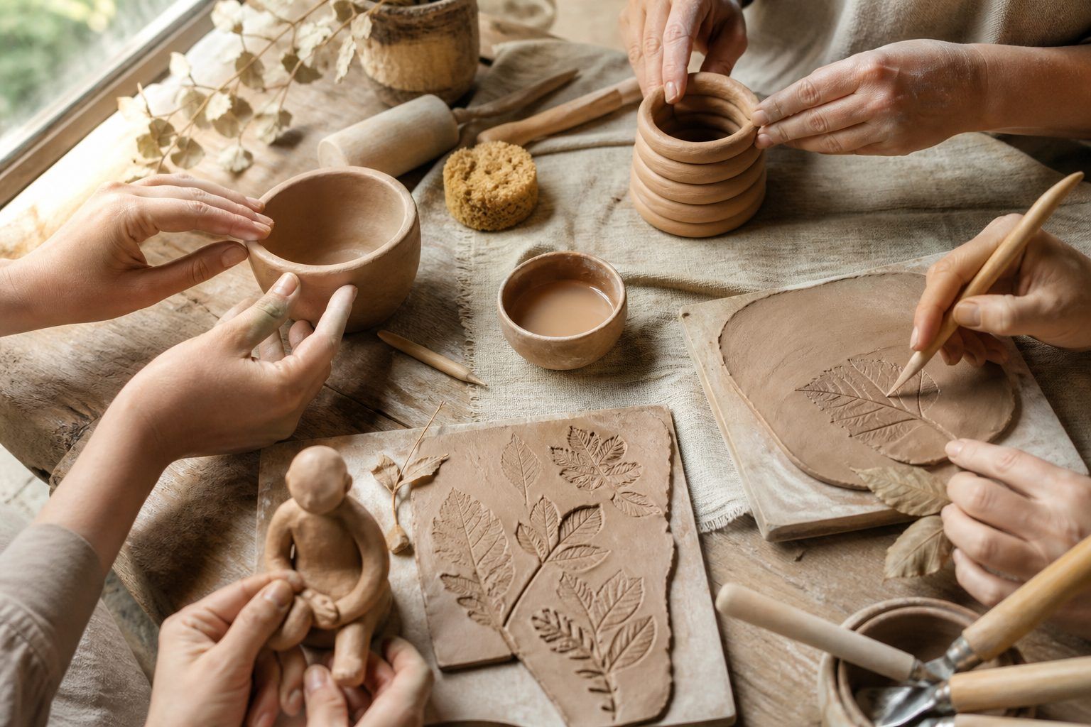 5 techniques de modelage faciles à essayer avec de l'argile