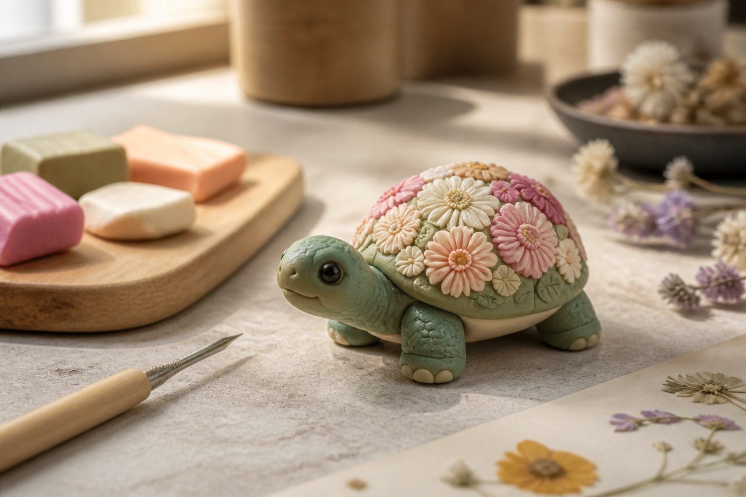 Idées créatives : tortue fleur, kawaii ou Halloween